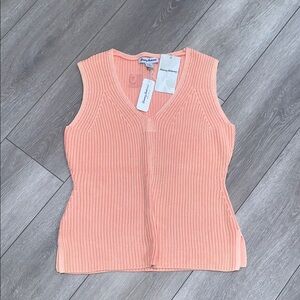 Tommy Bahama Belle Haven Sweater Tank Top in Coral Haze